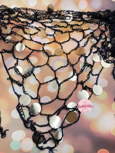 طرحة رقص شرقي (شبيكة) (ذهبي)