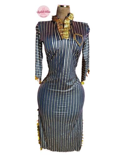 بدلة رقص الملكة نانسي الشربيني (ذهبي)