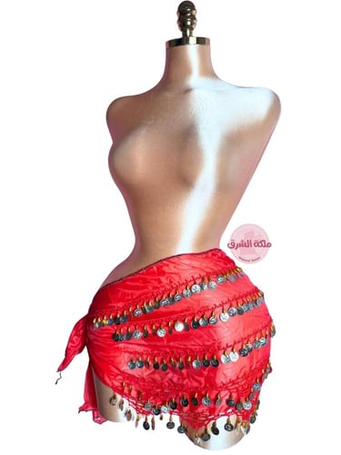 حزام رقص غنوة (4 أدوار) (حياكة يدوية أصيلة)