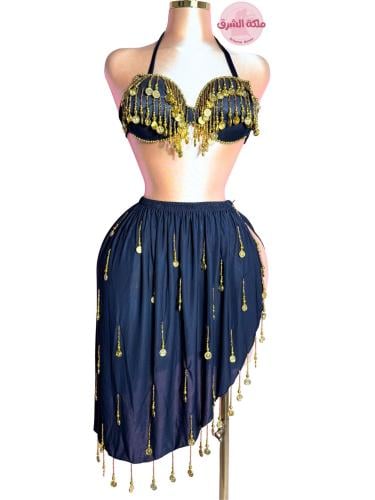 بدلة رقص الملكة سنيوره (أسود)