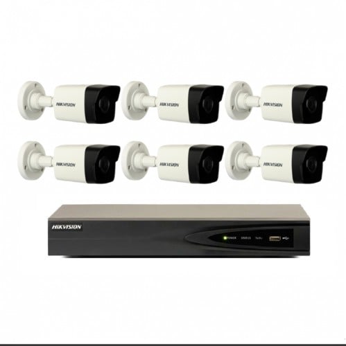عدد 6 كاميرات شبكية 5 ميجـا IP - خارجية مع جهاز تس...