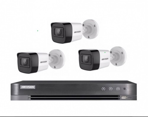 مجموعة 3 كاميرات 8ميقا 4k خارجي او داخلي