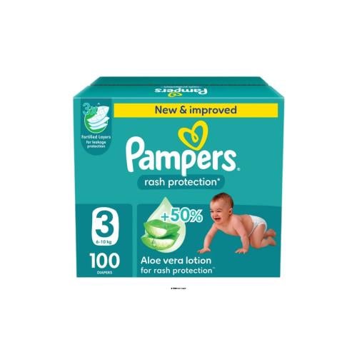 حفاضات بامبرز جامبو بوكس ​​(6-10 كجم) للحماية من ا...