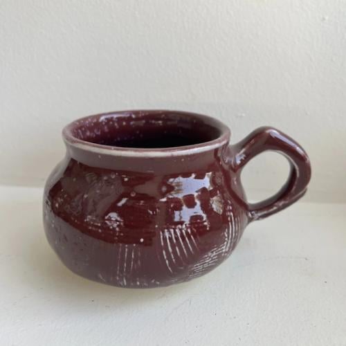 purple mug