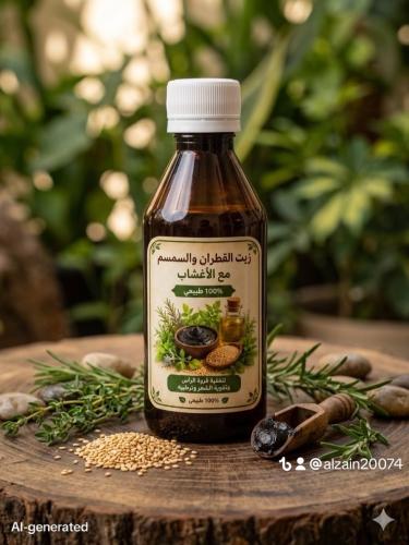 زيت السمسم والقطران