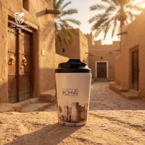 كوب حافظ للحرارة بتصميم نجد