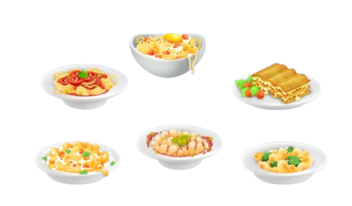 60 assorted pasta