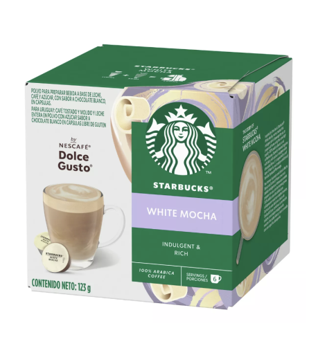 كبسولات وايت موكا ستاربكس