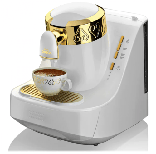 ماكينة صنع القهوة التركية أرزوم أوكا OK008-B أبيض...