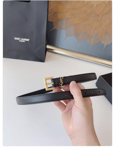 حزام من " سان لوران " 2.0 cm