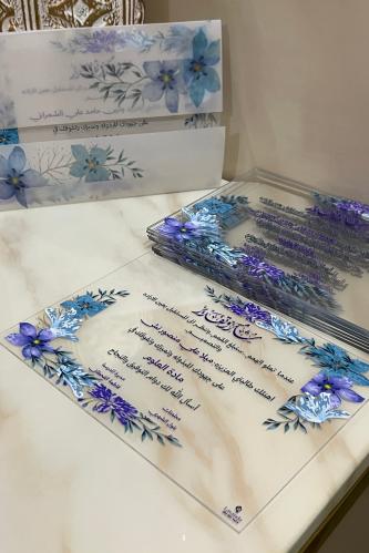 Acrylic certificate with UV printing