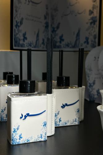 Leather diffuser with printing