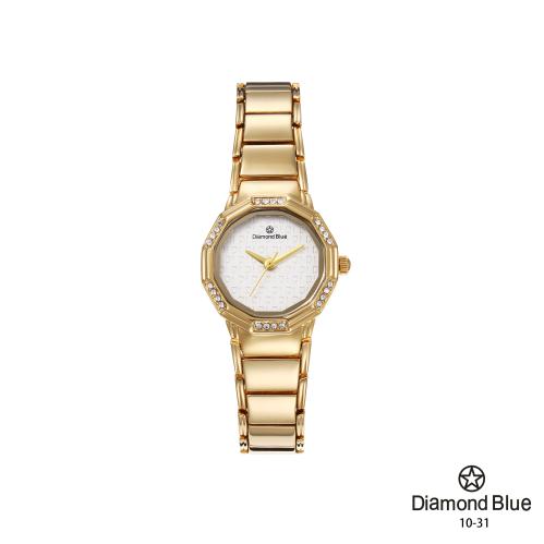 ساعة يد نسائي ماركة دايمند بلو فخمة ذهبي