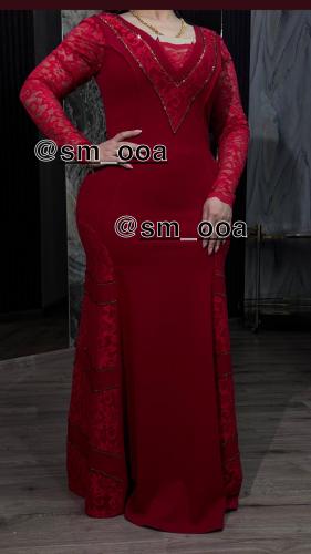 فستان القماش استرش كريب