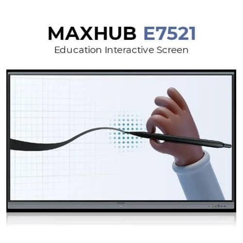 MAXHUB E7521 لوح تفاعلي: شاشة 75" 4K للفصول الذكية...