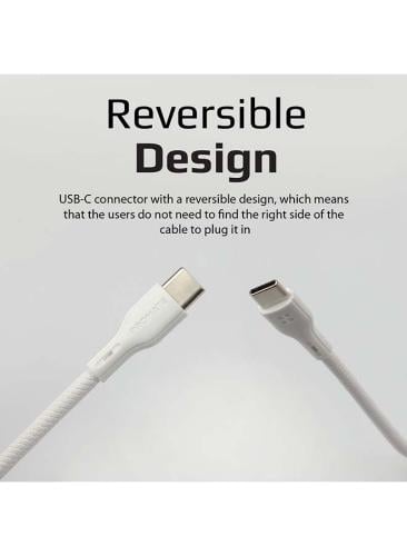 كابل شحن USB-C، يوفر طاقة فائقة السرعة بقوة 60 واط...