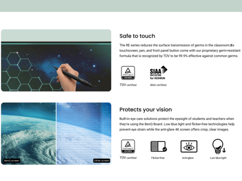 BenQ 75 Inch 4K UHD Interactive Display with Smart...