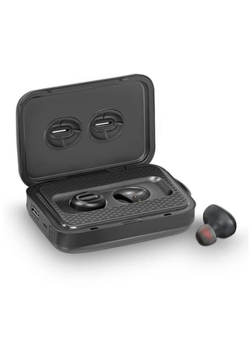 سماعات أذن لاسلكية مع بنك طاقة، أصغر سماعة بلوتوث...