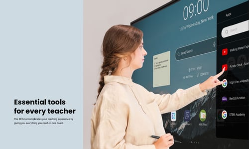 شاشة بنكيو BenQ RE7504 التفاعلية الذكية مقاس 75 بو...