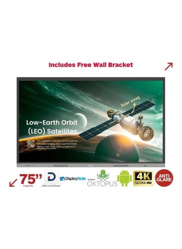 شاشة بن كيو التفاعلية RE7503A Essential بحجم 75 بو...