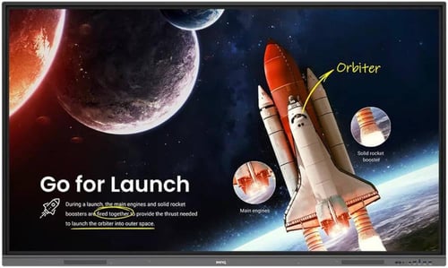 شاشة BenQ RE6503A التفاعلية 65 بوصة | دقة 4K | نظا...