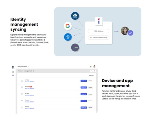 شاشة بينكيو EDLA Board Master RM8604 | شاشة تفاعلي...