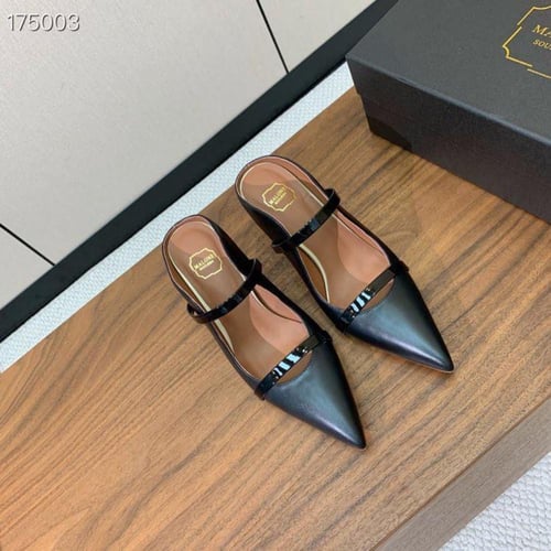 حذاء مالون سولييه كعب عالي مورين مفتوح شريطين - أس...