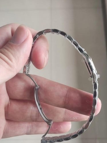 كارتيه بانثر ميني فضي 19mm