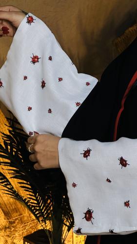 عباية عملية دعسوقة كريب ولينن