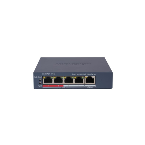 Hikvision POE switch with 4 Gigabit ports