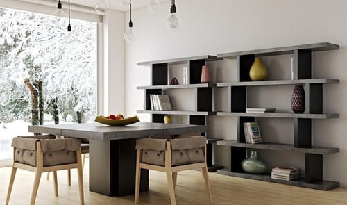 Dusk DT 150 Melamine Square Dining Table