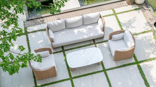 طقم أريكة خارجية كاتالينا مكون من 4 قطع