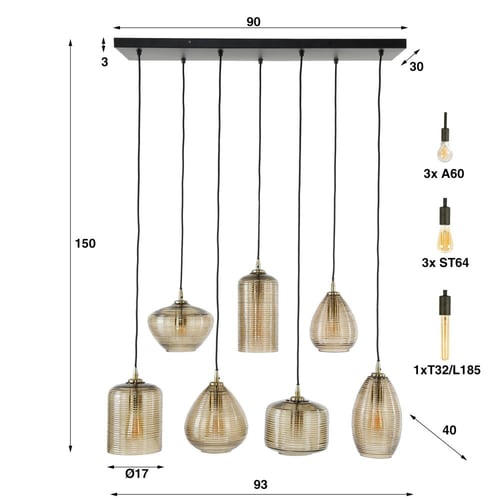NEW TRENDY HANGING LAMP