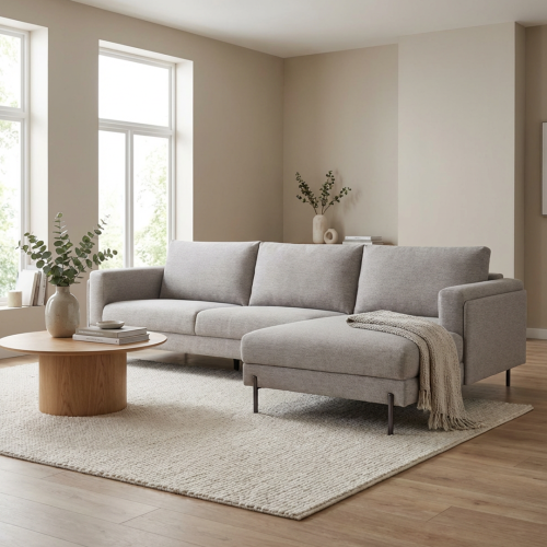 Hey L 2-Seater Left Corner Sofa + Chais Lounge, Li...