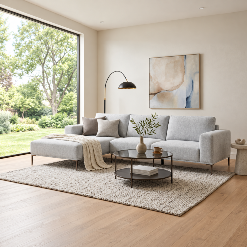 CITY SOFA 3 SEAT + CHAISE LOUNGE RIGHT