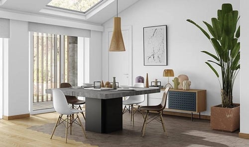 Dusk DT 150 Melamine Square Dining Table