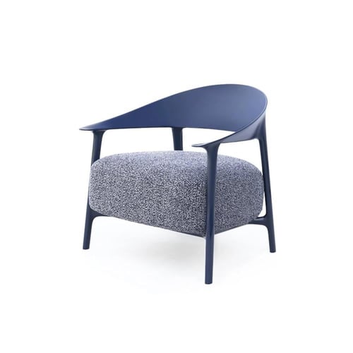 كرسي ازرق غامق بذراعين