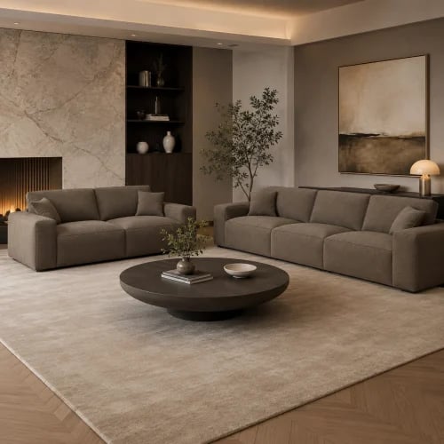 VERMONT SOFA SET 4+3 SEATER