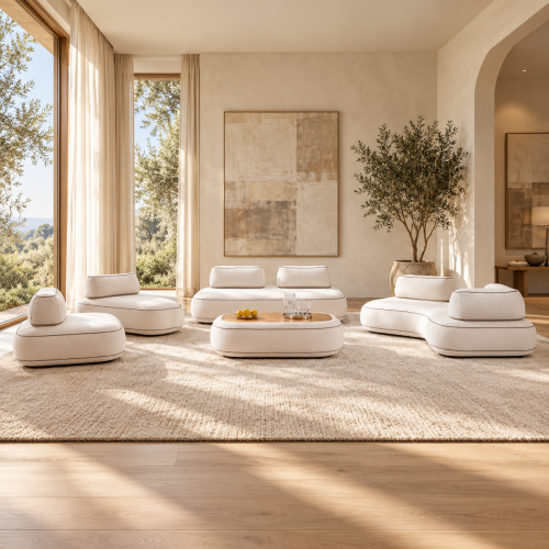 SKEW MODULAR SOFA SET OF 5