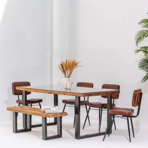 RAILWAY DINING TABLE RECTANGULAR 200 CM