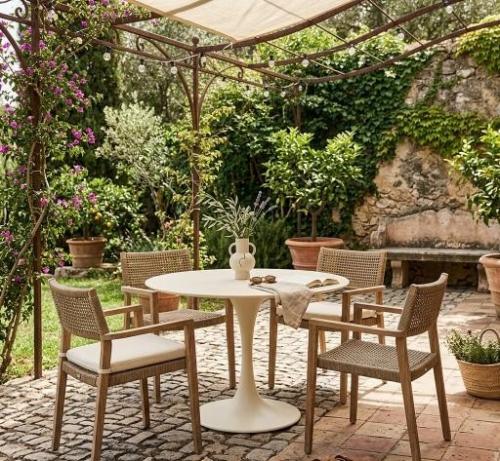 VERONA OUTDOOR DINING TABLE ROUND S