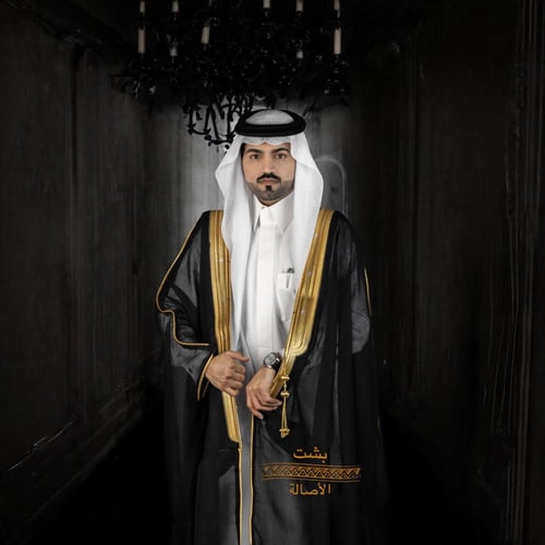 بشت التميز الأسود دقه ملكي