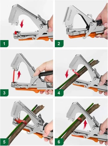 آلة ربط النباتات SI FANG للحديقة – أداة تثبيت الخض...