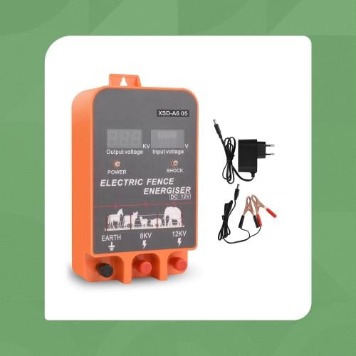 جهاز سياج كهربائي للمواشي 2.5 جول بمدى يصل 10 كم م...