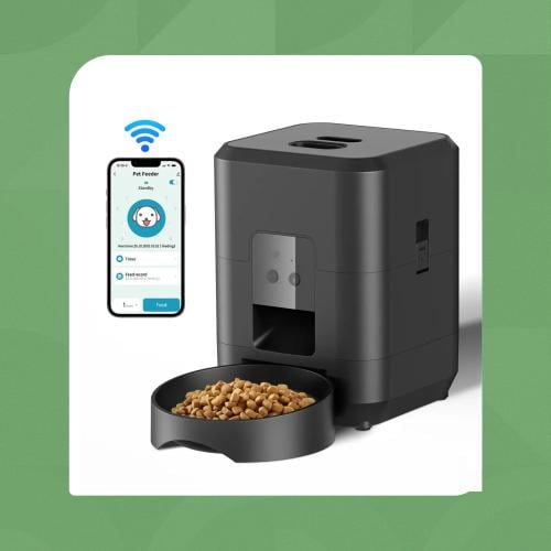 موزع طعام أوتوماتيكي للقطط والكلاب – وحدة تغذية ذك...