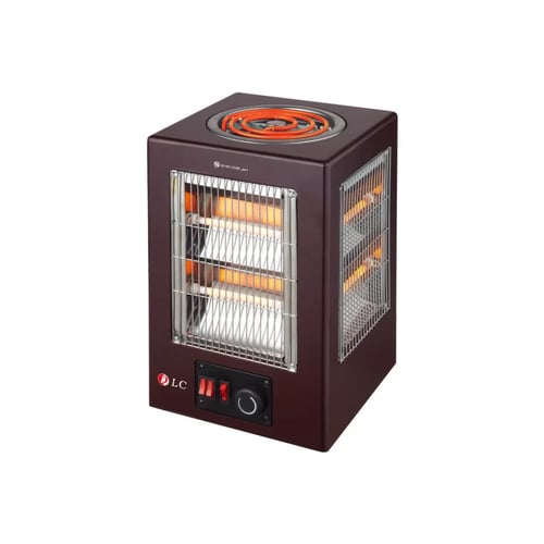 دفاية مع موقد كهربائي