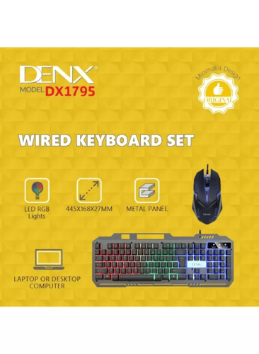 مجموعة كيبورد لاسلكية من دينكس