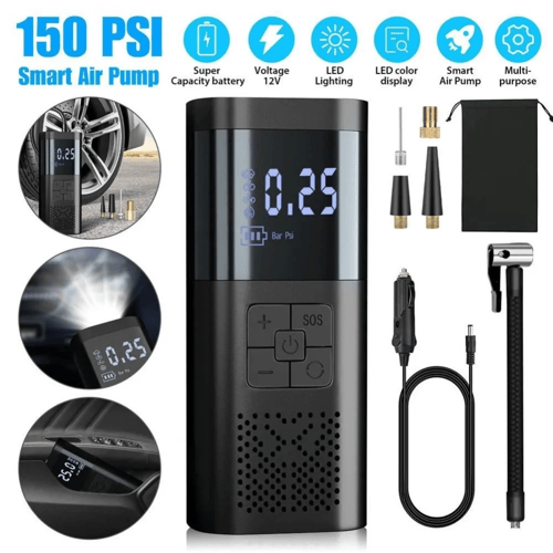 منفاخ إطارات كهربائي لا سلكي محمول