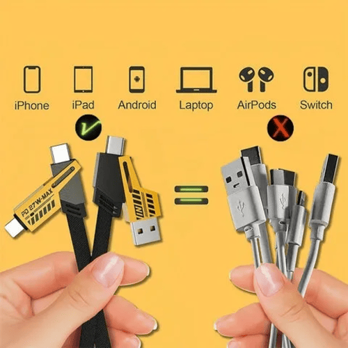 عرض قطعتين كابل متعدد الاستخدامات