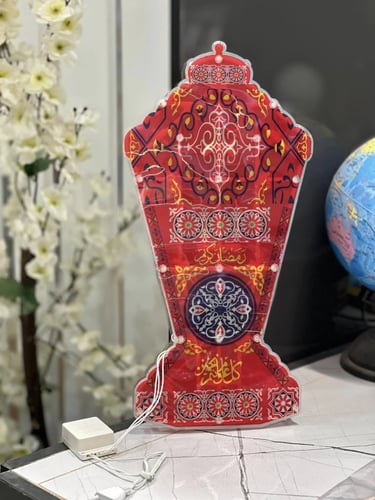 فانوس رمضاني مضئ
